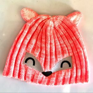 GIRLS Neon Fox Hat